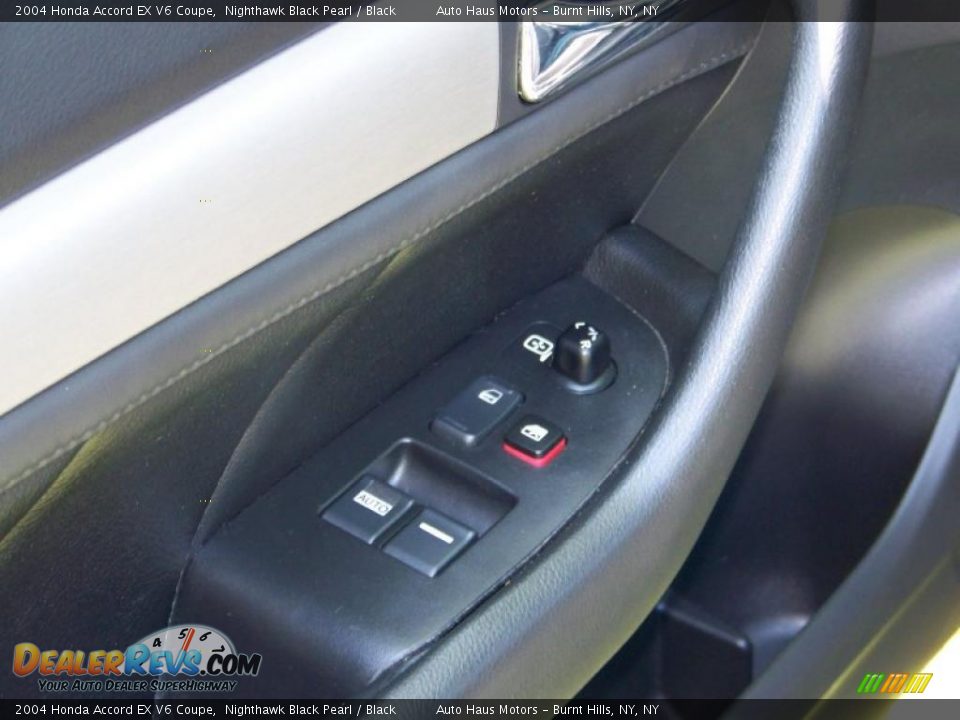 2004 Honda Accord EX V6 Coupe Nighthawk Black Pearl / Black Photo #19