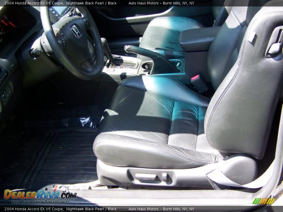 2004 Honda Accord EX V6 Coupe Nighthawk Black Pearl / Black Photo #20