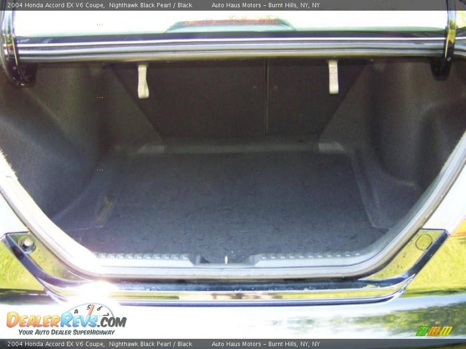 2004 Honda Accord EX V6 Coupe Nighthawk Black Pearl / Black Photo #26