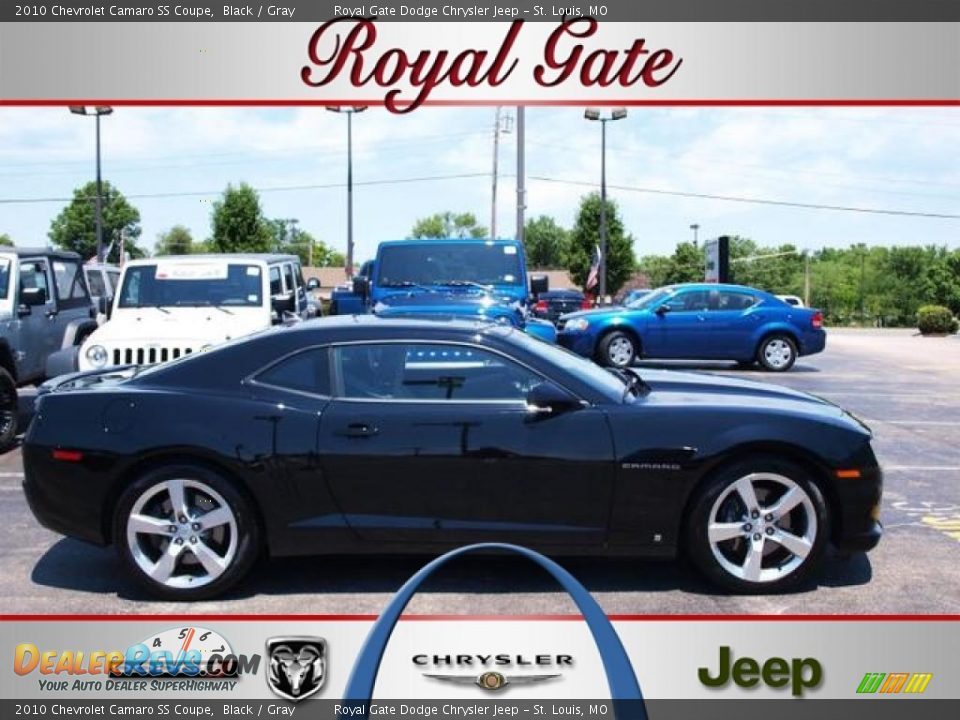 2010 Chevrolet Camaro SS Coupe Black / Gray Photo #1