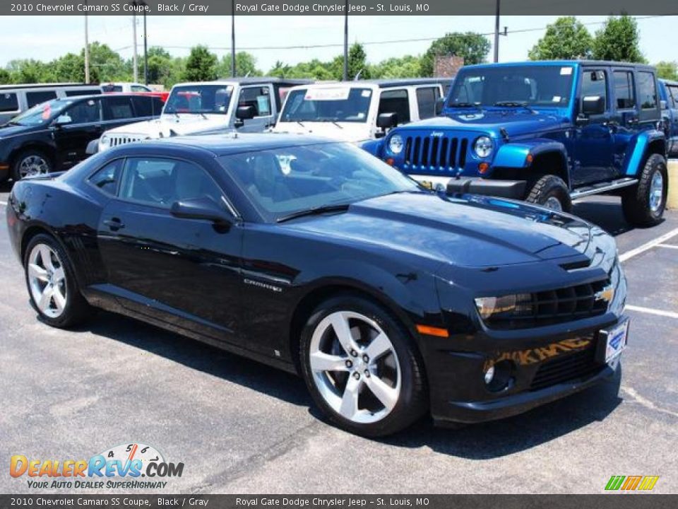 2010 Chevrolet Camaro SS Coupe Black / Gray Photo #2