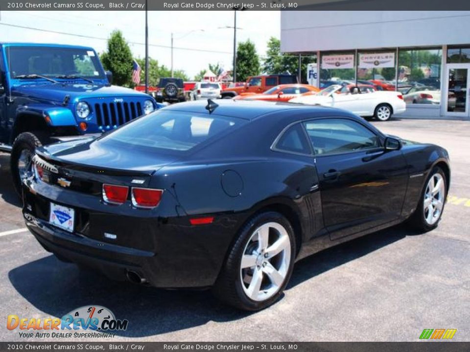 2010 Chevrolet Camaro SS Coupe Black / Gray Photo #3