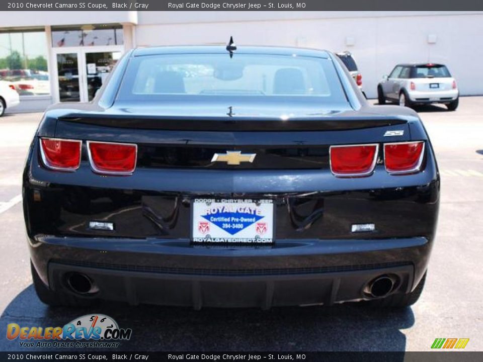 2010 Chevrolet Camaro SS Coupe Black / Gray Photo #6