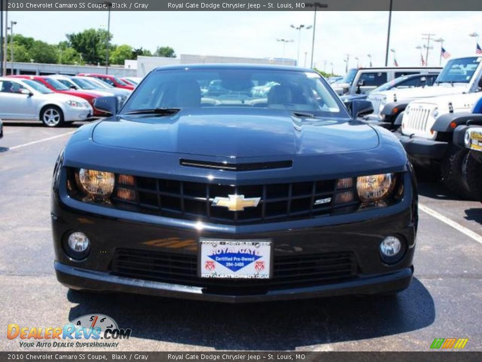 2010 Chevrolet Camaro SS Coupe Black / Gray Photo #8