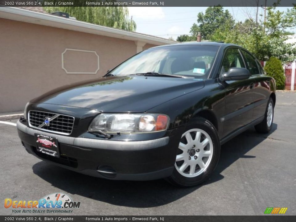 2002 Volvo S60 2.4 Black / Graphite Photo #1
