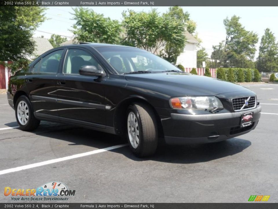 2002 Volvo S60 2.4 Black / Graphite Photo #2