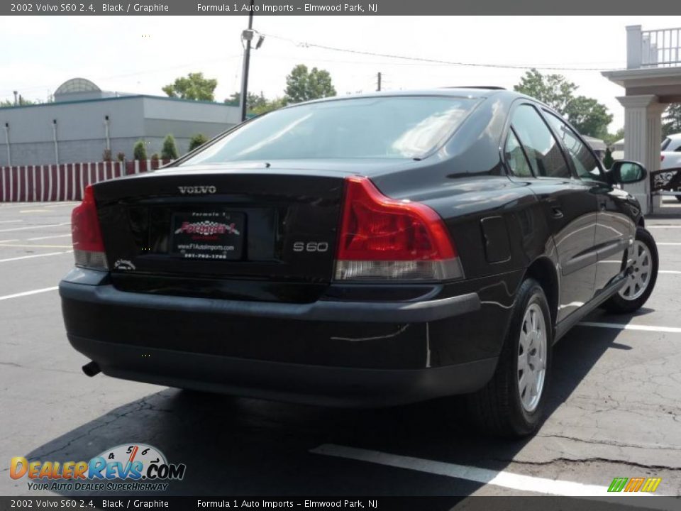 2002 Volvo S60 2.4 Black / Graphite Photo #3