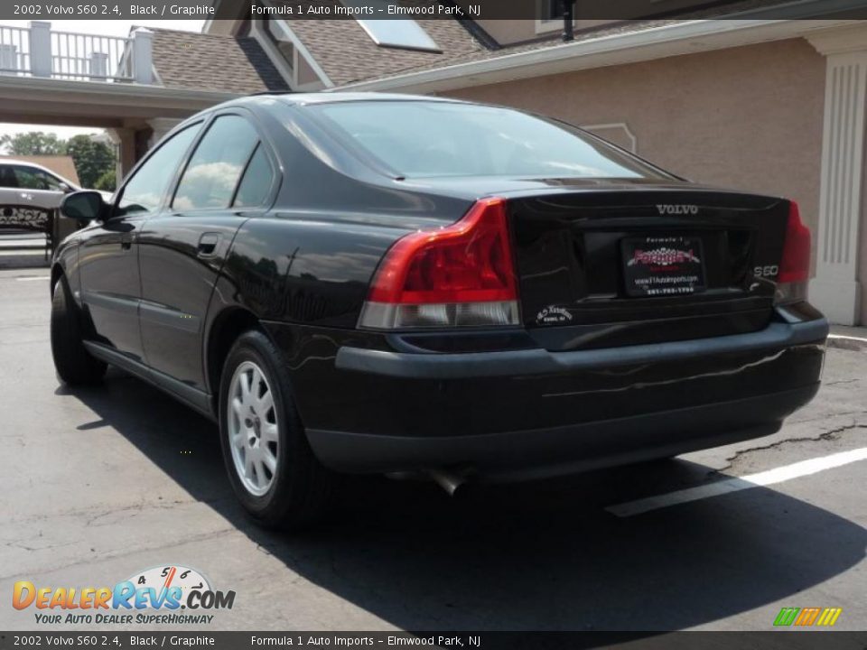 2002 Volvo S60 2.4 Black / Graphite Photo #4