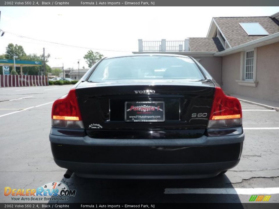 2002 Volvo S60 2.4 Black / Graphite Photo #17