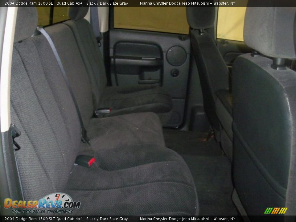 2004 Dodge Ram 1500 SLT Quad Cab 4x4 Black / Dark Slate Gray Photo #19