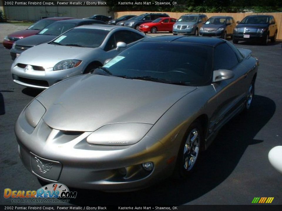 2002 Pontiac Firebird Coupe Pewter Metallic / Ebony Black Photo #1