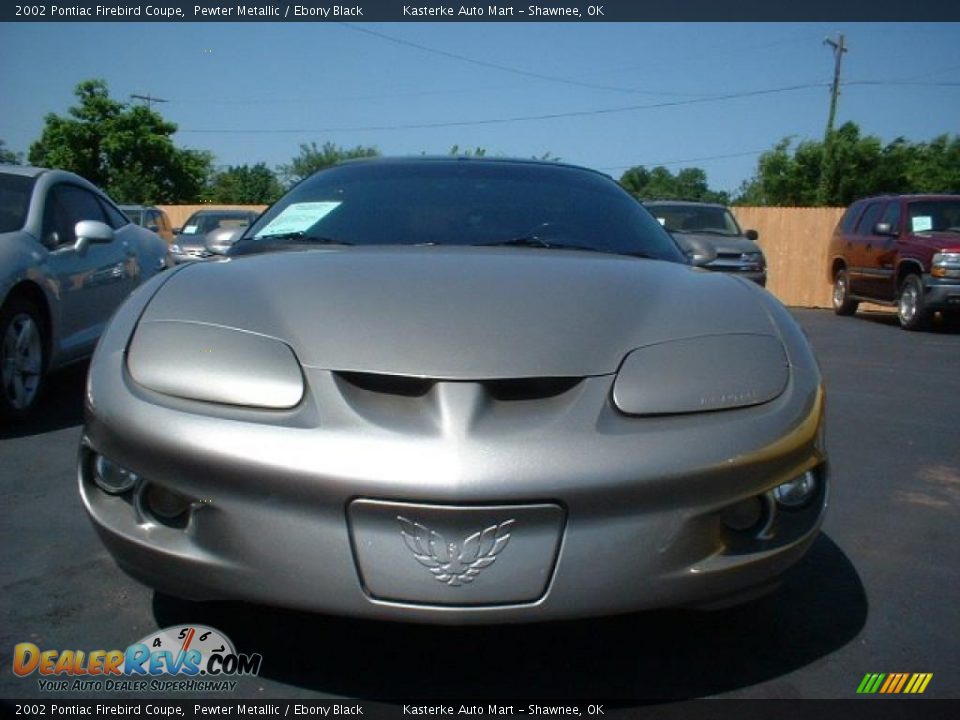 2002 Pontiac Firebird Coupe Pewter Metallic / Ebony Black Photo #2