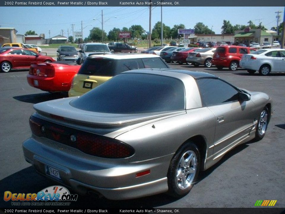 2002 Pontiac Firebird Coupe Pewter Metallic / Ebony Black Photo #3