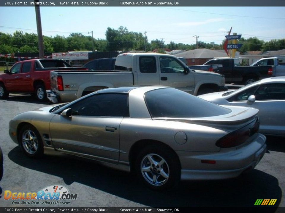 2002 Pontiac Firebird Coupe Pewter Metallic / Ebony Black Photo #5