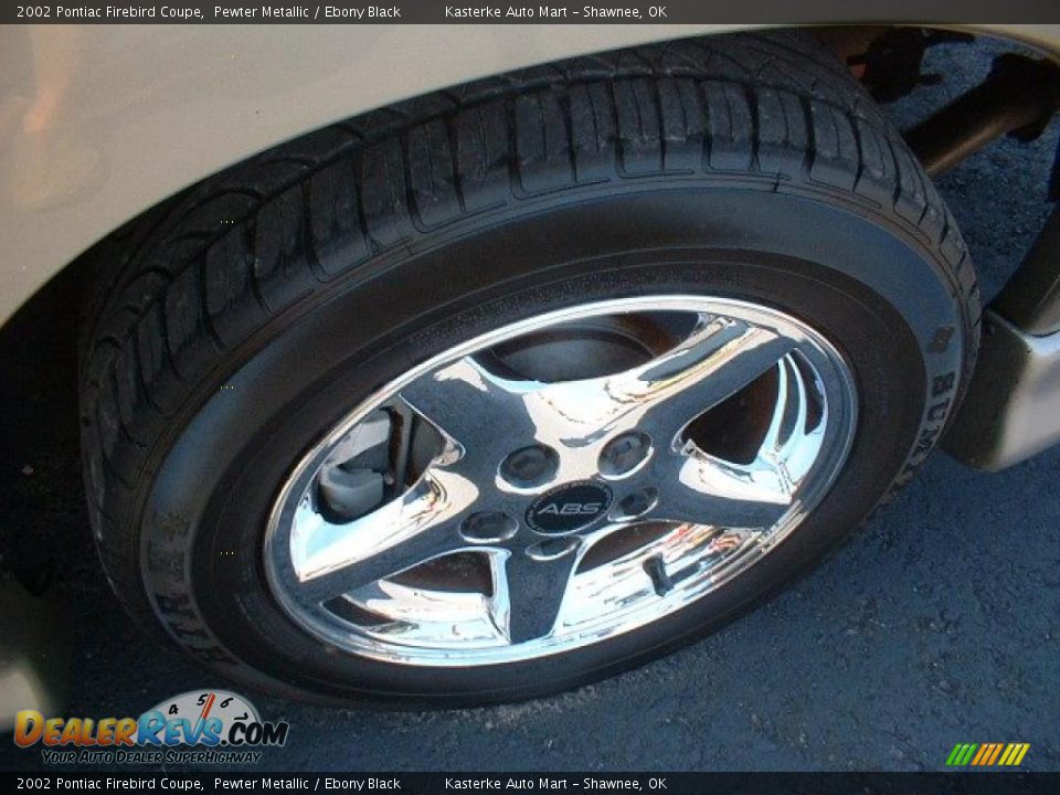 2002 Pontiac Firebird Coupe Pewter Metallic / Ebony Black Photo #7