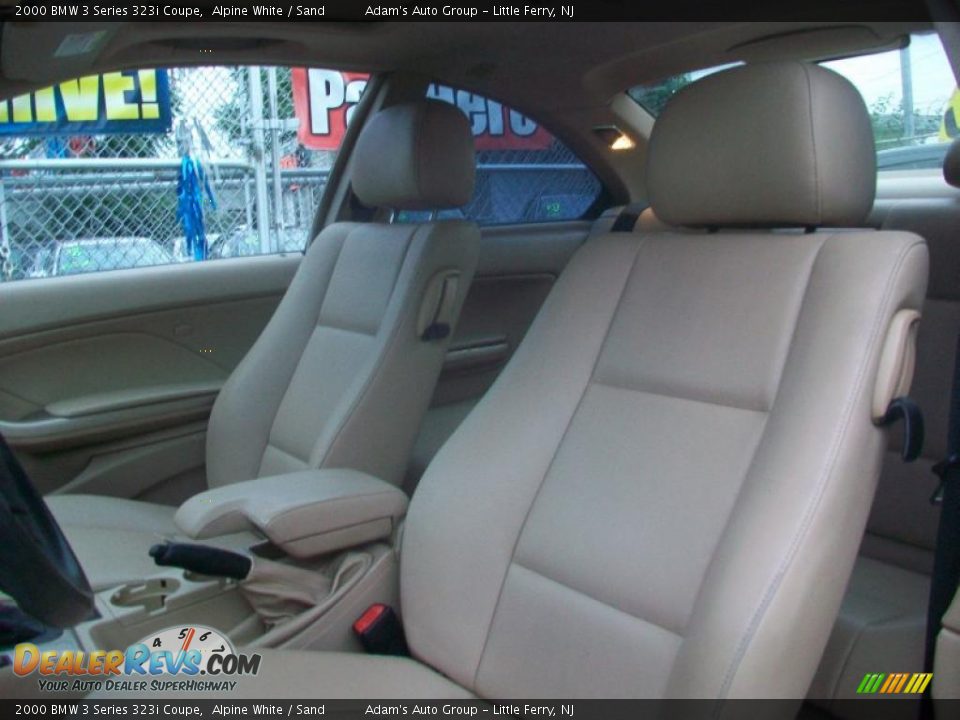 2000 BMW 3 Series 323i Coupe Alpine White / Sand Photo #9