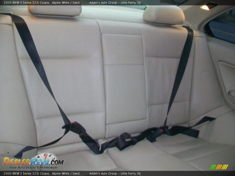 2000 BMW 3 Series 323i Coupe Alpine White / Sand Photo #14