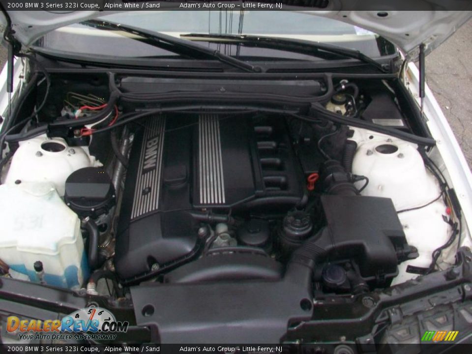 2000 BMW 3 Series 323i Coupe Alpine White / Sand Photo #15
