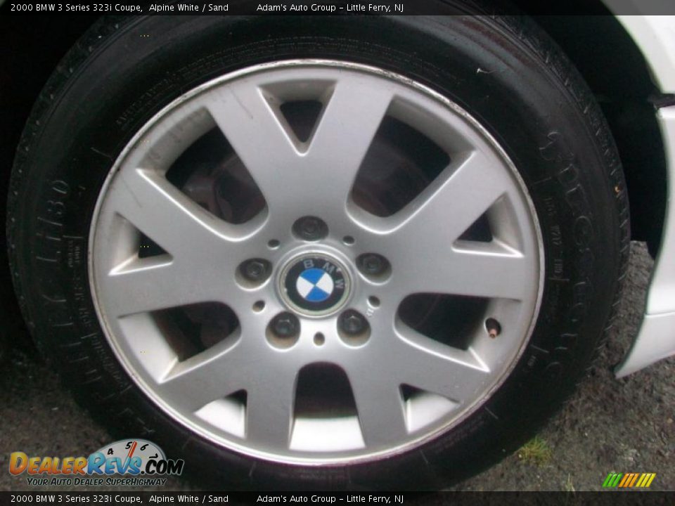 2000 BMW 3 Series 323i Coupe Alpine White / Sand Photo #21