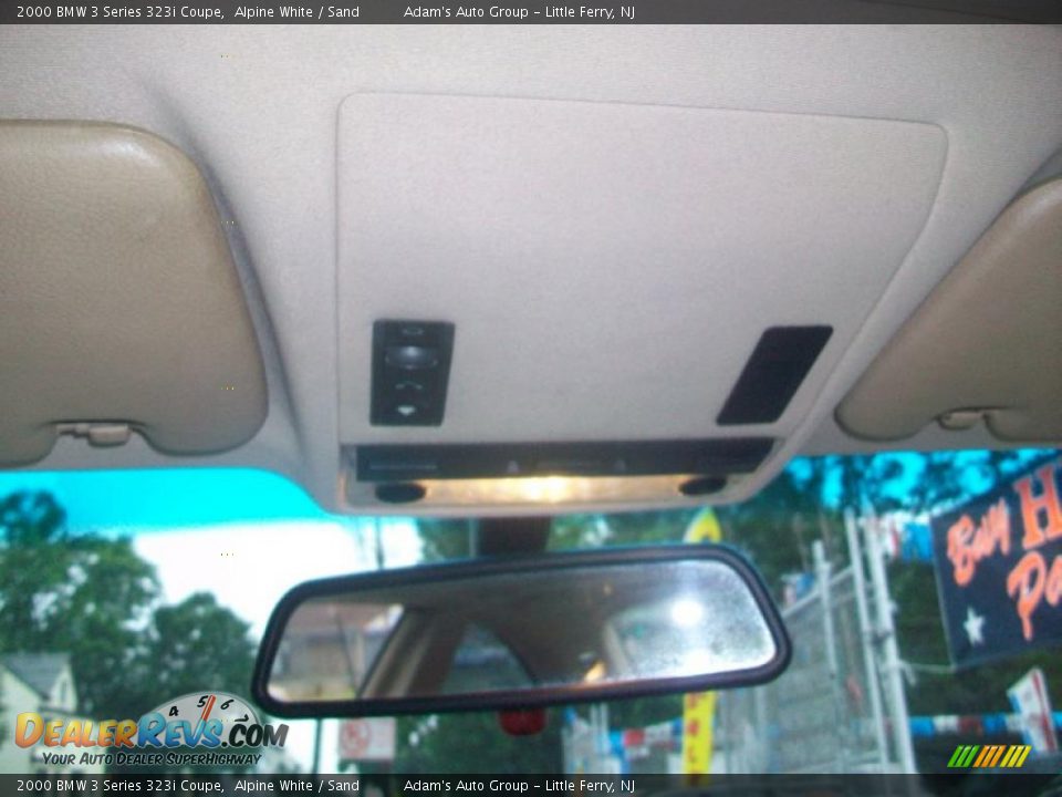 2000 BMW 3 Series 323i Coupe Alpine White / Sand Photo #23