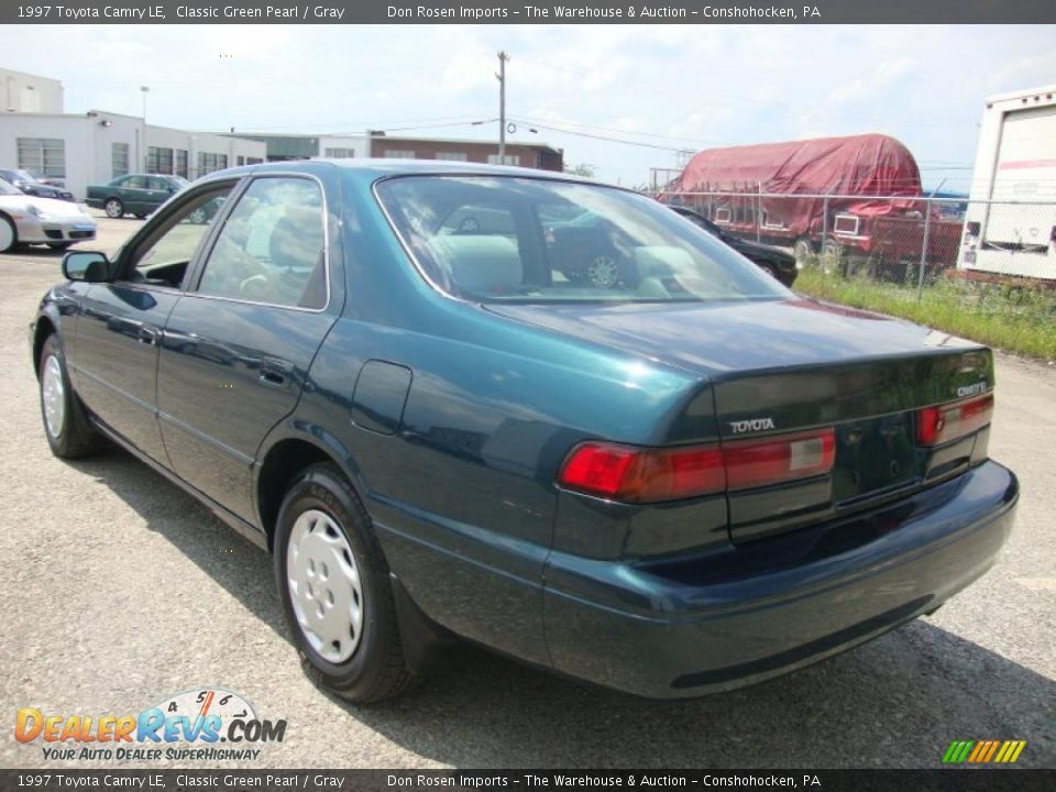1997 Toyota Camry LE Classic Green Pearl / Gray Photo #10