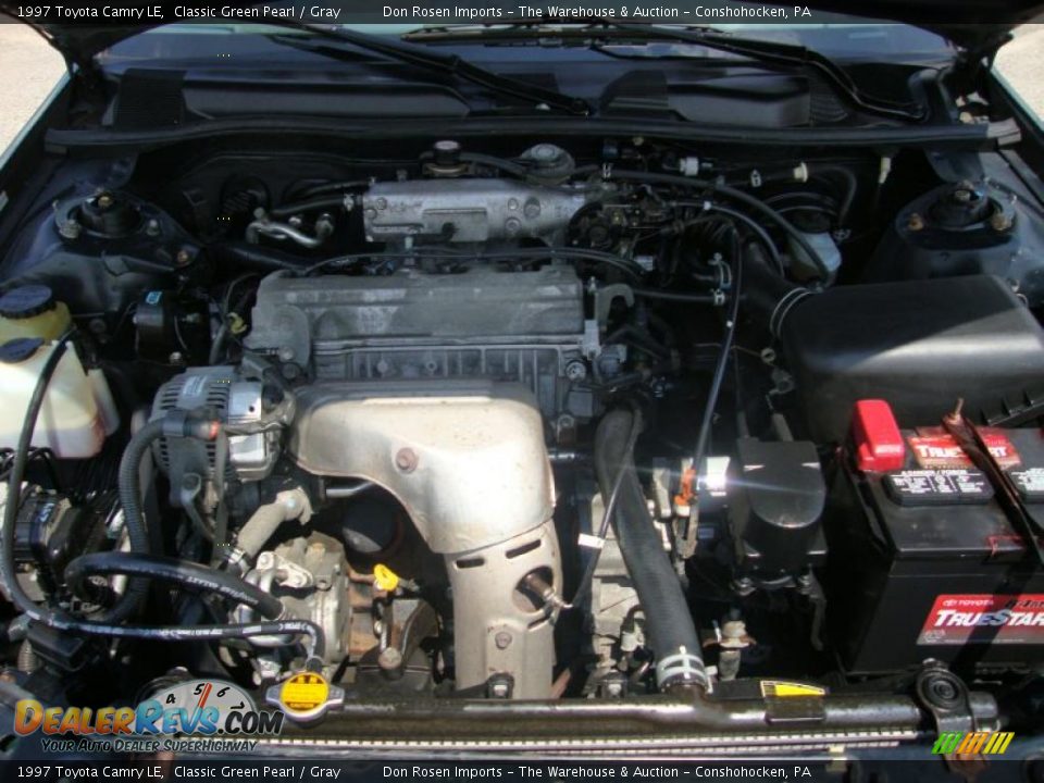 1997 Toyota Camry LE Classic Green Pearl / Gray Photo #31