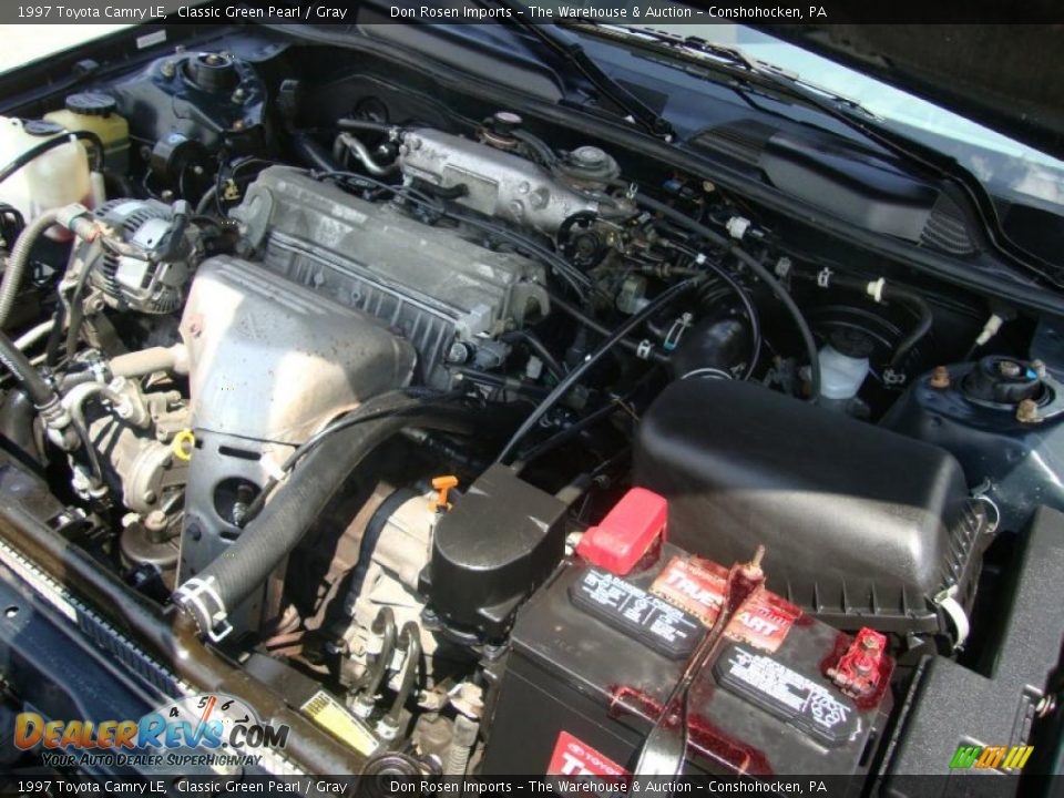 1997 Toyota Camry LE Classic Green Pearl / Gray Photo #32