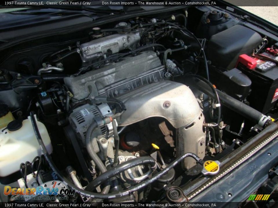 1997 Toyota Camry LE Classic Green Pearl / Gray Photo #33