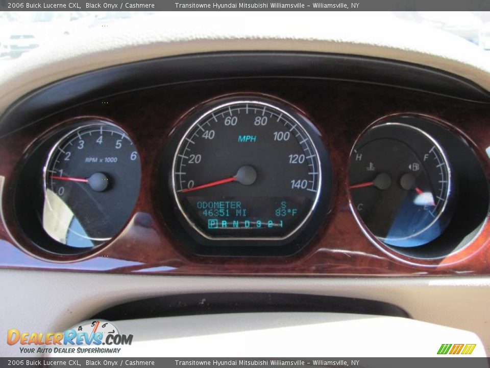 2006 Buick Lucerne CXL Black Onyx / Cashmere Photo #28