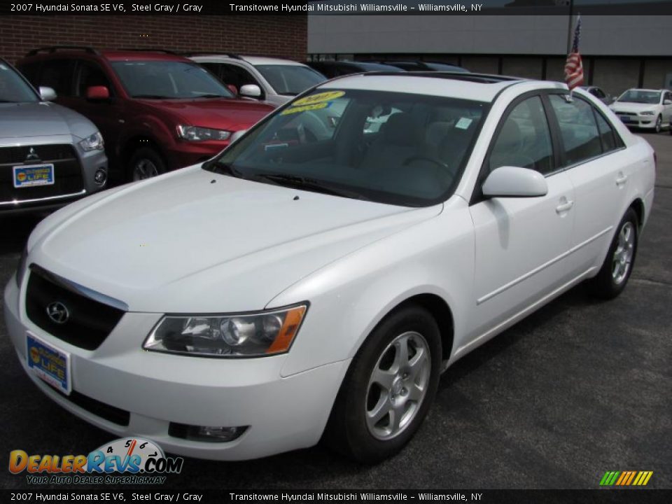 2007 Hyundai Sonata SE V6 Steel Gray / Gray Photo #1