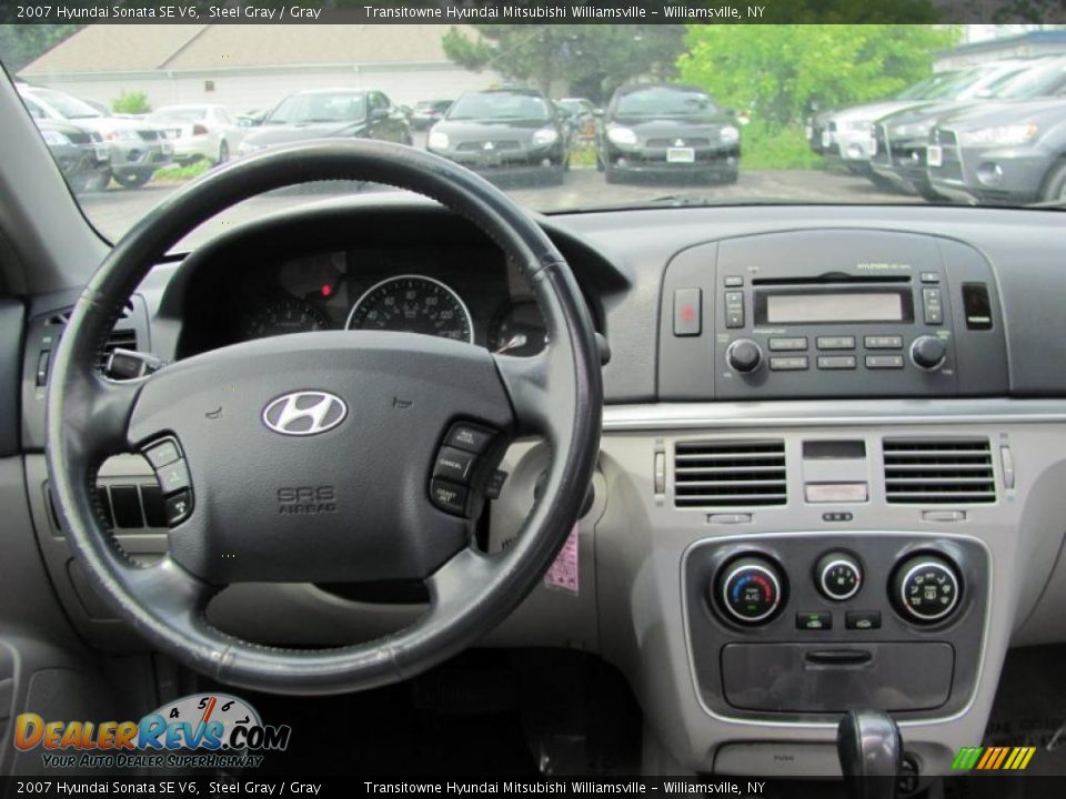 2007 Hyundai Sonata SE V6 Steel Gray / Gray Photo #4