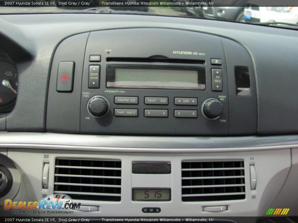2007 Hyundai Sonata SE V6 Steel Gray / Gray Photo #5