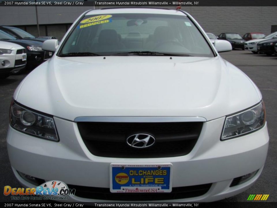 2007 Hyundai Sonata SE V6 Steel Gray / Gray Photo #15