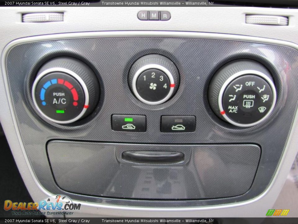 2007 Hyundai Sonata SE V6 Steel Gray / Gray Photo #17