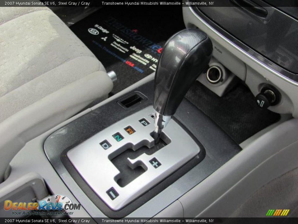 2007 Hyundai Sonata SE V6 Steel Gray / Gray Photo #18
