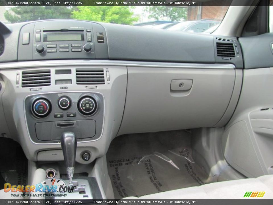 2007 Hyundai Sonata SE V6 Steel Gray / Gray Photo #19