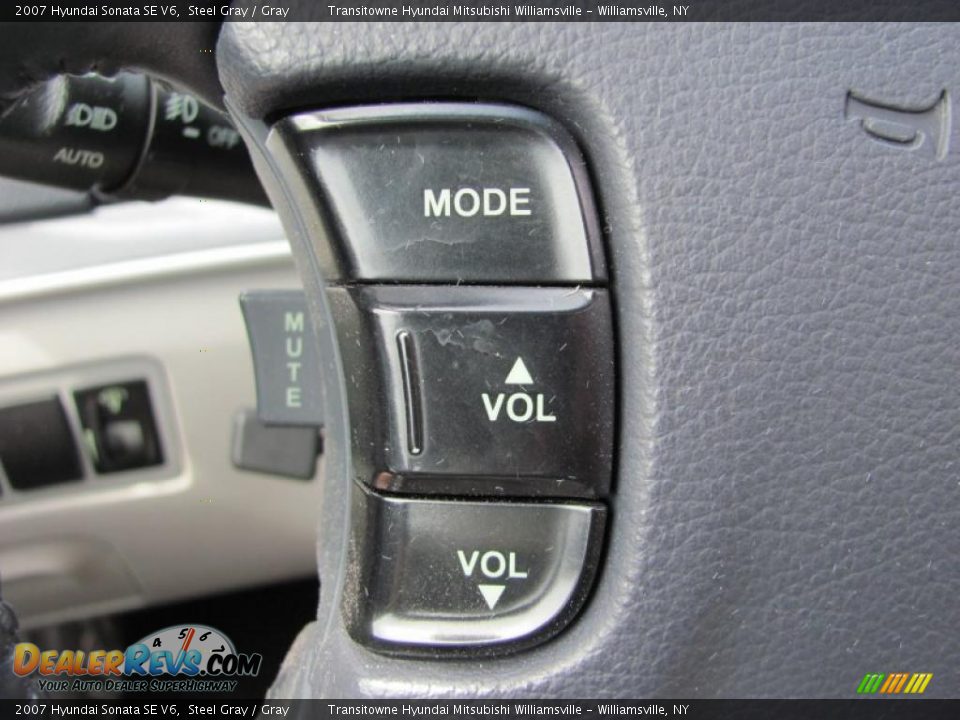 2007 Hyundai Sonata SE V6 Steel Gray / Gray Photo #26