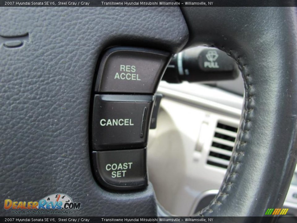 2007 Hyundai Sonata SE V6 Steel Gray / Gray Photo #27