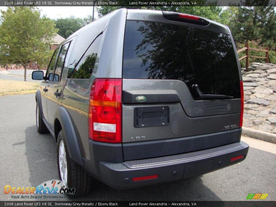 2008 Land Rover LR3 V8 SE Stornoway Grey Metallic / Ebony Black Photo #3