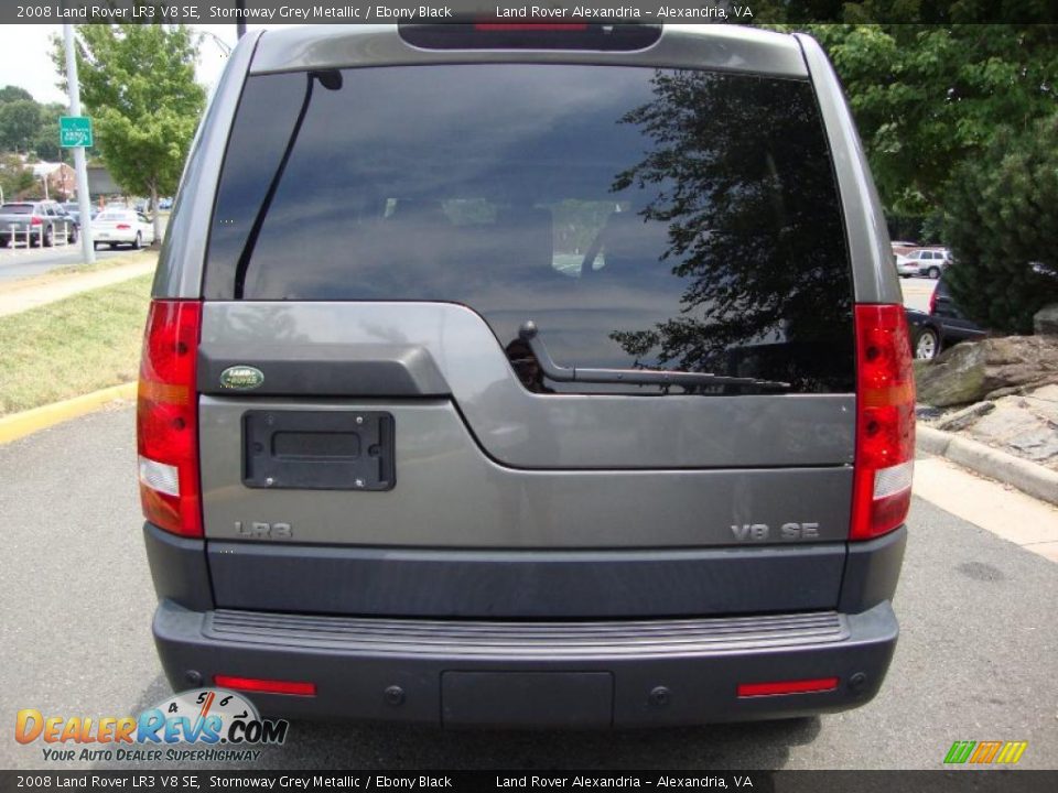 2008 Land Rover LR3 V8 SE Stornoway Grey Metallic / Ebony Black Photo #4