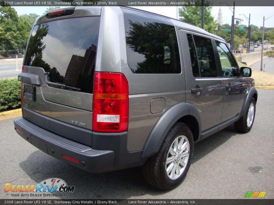 2008 Land Rover LR3 V8 SE Stornoway Grey Metallic / Ebony Black Photo #5