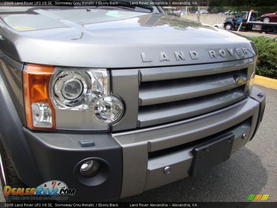 2008 Land Rover LR3 V8 SE Stornoway Grey Metallic / Ebony Black Photo #8
