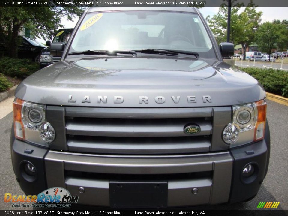 2008 Land Rover LR3 V8 SE Stornoway Grey Metallic / Ebony Black Photo #9