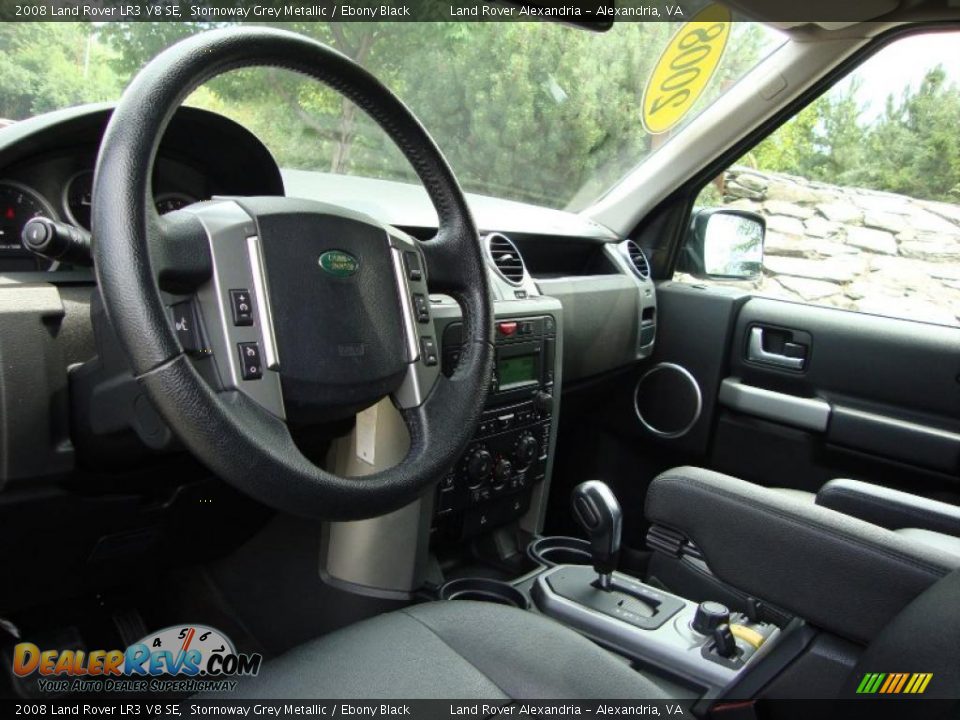 2008 Land Rover LR3 V8 SE Stornoway Grey Metallic / Ebony Black Photo #10