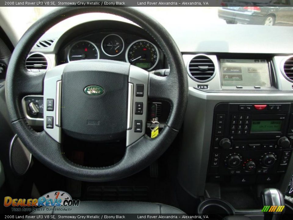 2008 Land Rover LR3 V8 SE Stornoway Grey Metallic / Ebony Black Photo #12