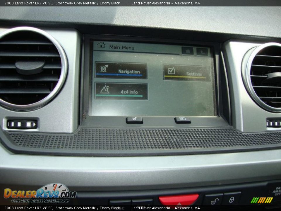 2008 Land Rover LR3 V8 SE Stornoway Grey Metallic / Ebony Black Photo #14