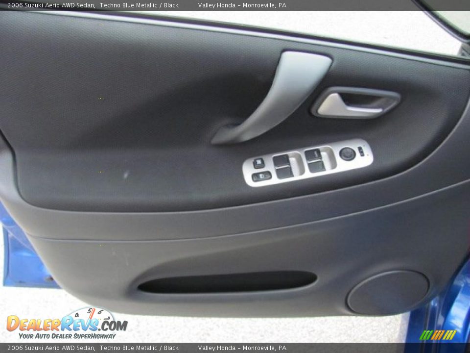 2006 Suzuki Aerio AWD Sedan Techno Blue Metallic / Black Photo #10