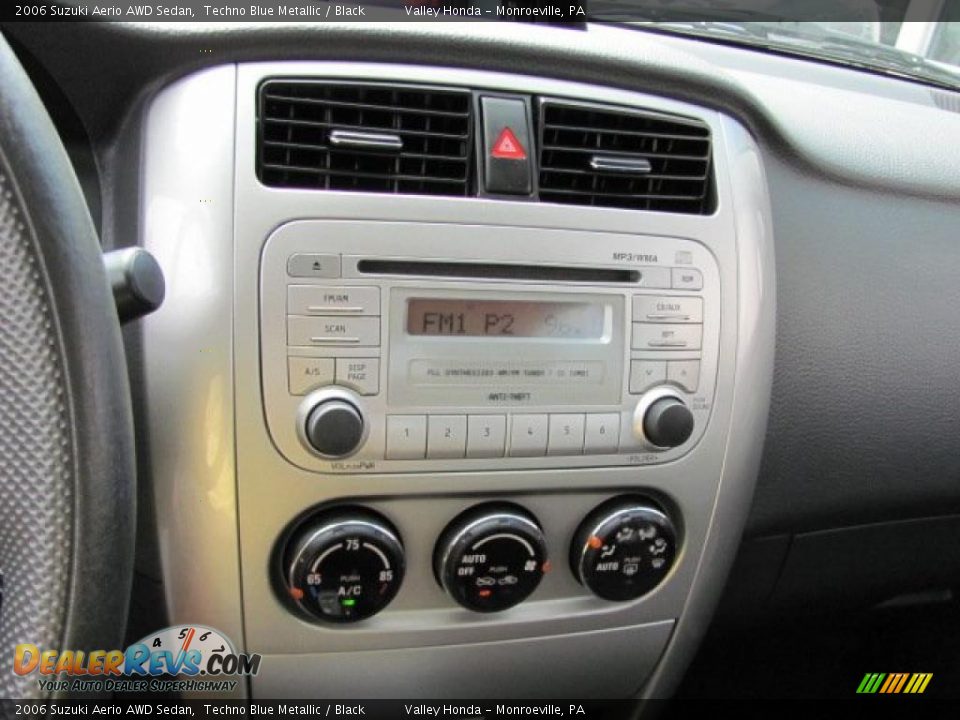 2006 Suzuki Aerio AWD Sedan Techno Blue Metallic / Black Photo #12