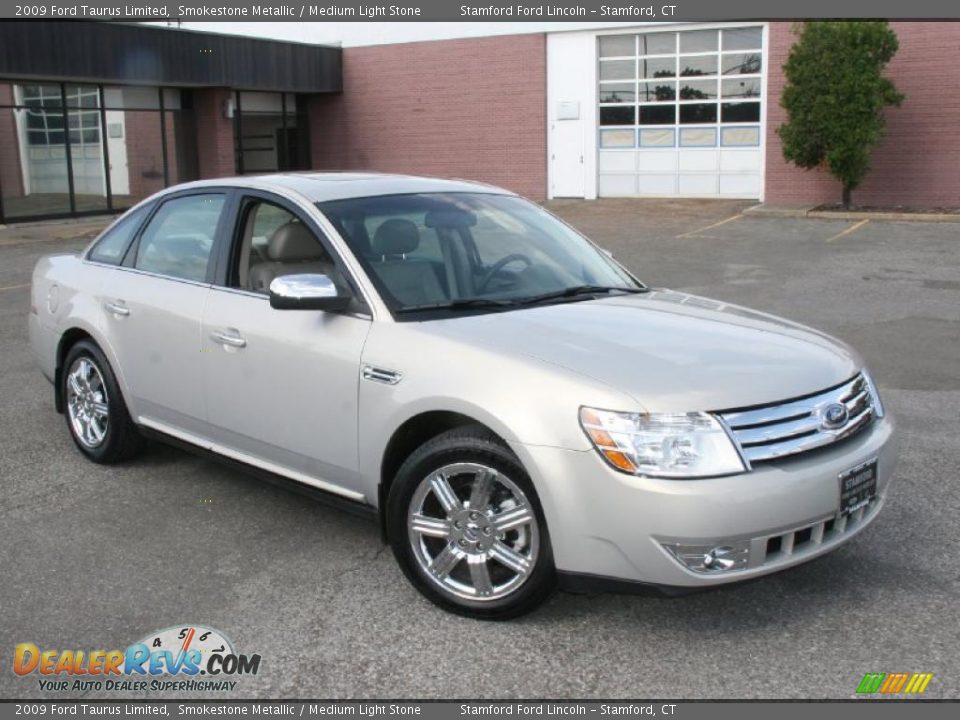 2009 Ford Taurus Limited Smokestone Metallic / Medium Light Stone Photo #3