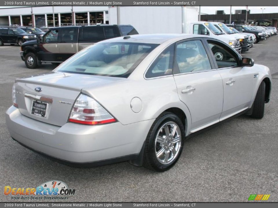 2009 Ford Taurus Limited Smokestone Metallic / Medium Light Stone Photo #7